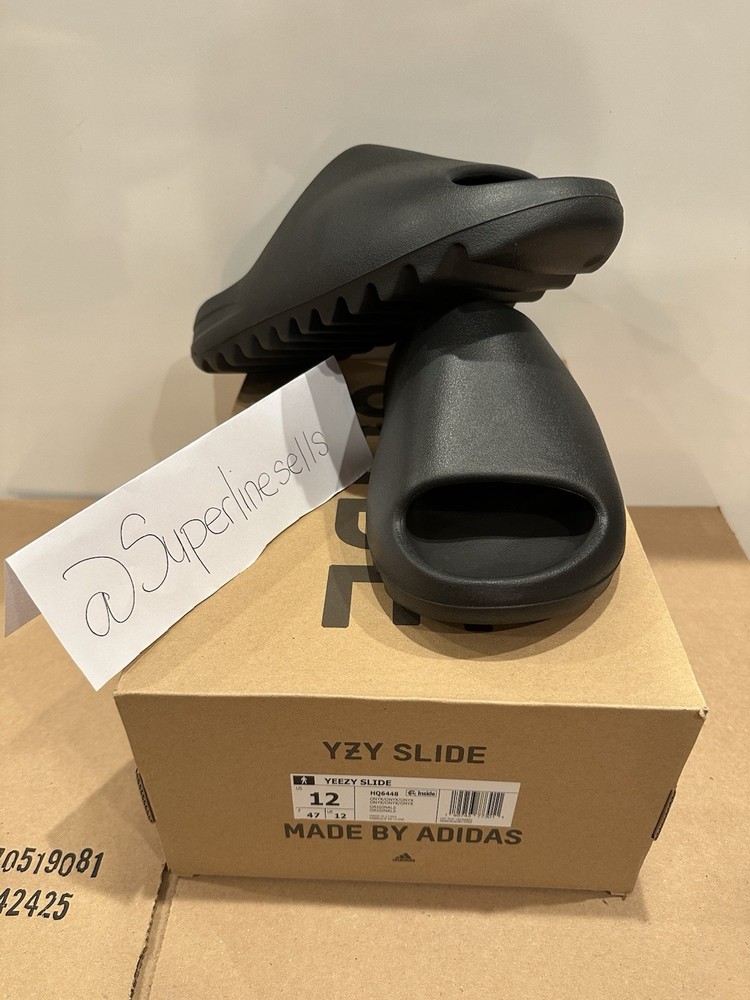 Adidas Yeezy Slide Onyx Size 12 (100% AUTHENTIC|BRAND NEW|FAST SHIPPING) HQ6448