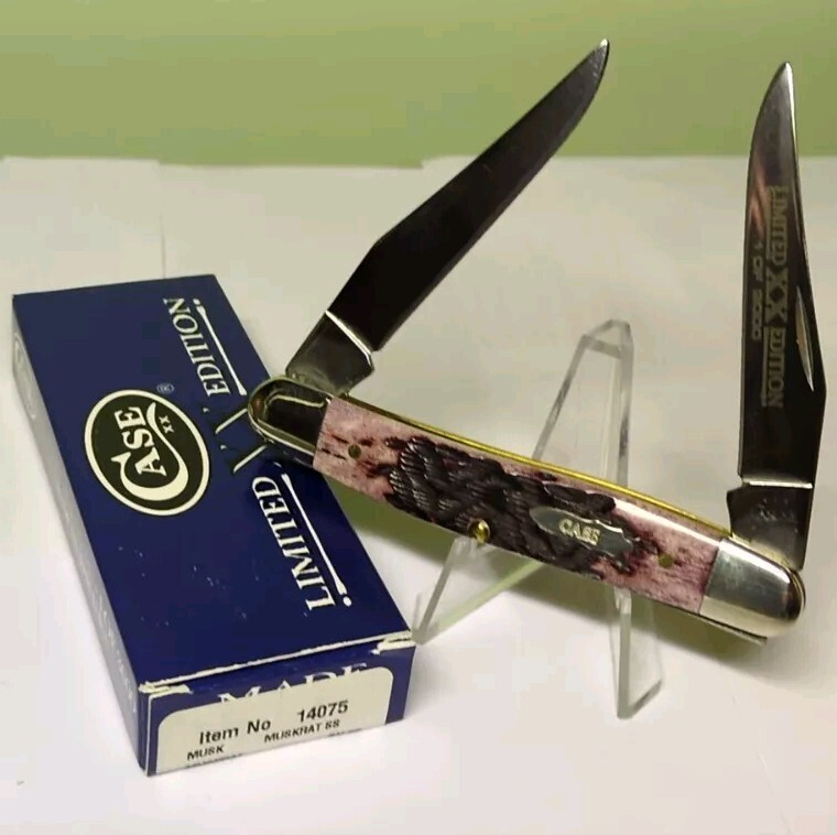 Case XX 2003 Limited Edition XIV Cabernet Bone Muskrat #14075