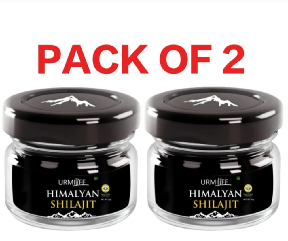 Himalayan URMILIFE Pure Shilajit Resin 20g Original Pack of 2 Free Shipping