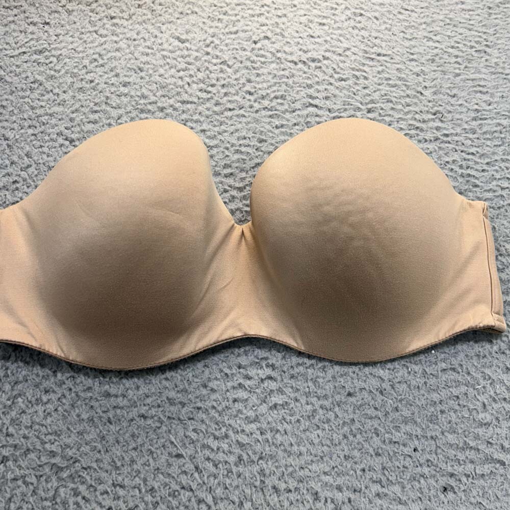 Victoria Secret Bra 34DD T-Shirt Bra Lined Strapless