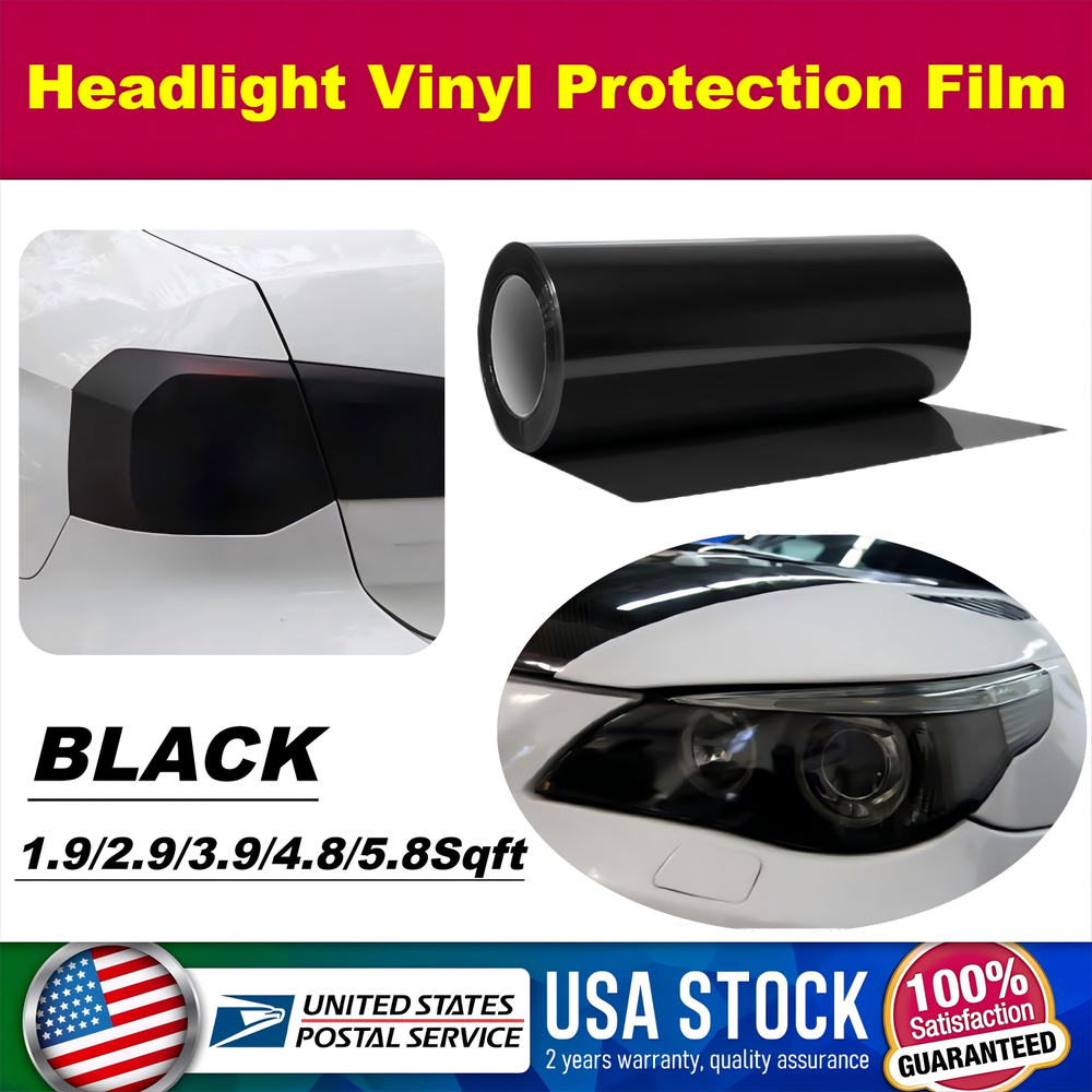 Car Headlight Taillight Tint Lens Film Smoke Fog Light Vinyl Wrap Decals Sticker