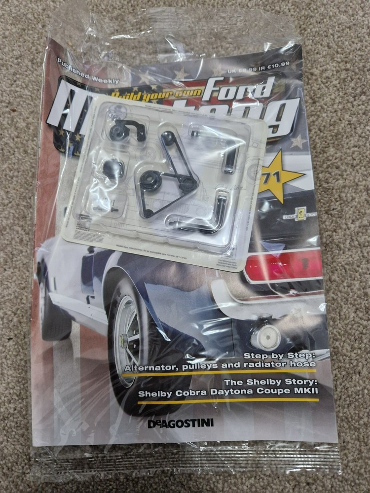 1/8 DEAGOSTINI BUILD YOUR OWN FORD MUSTANG 1967 SHELBY GT-500 ISSUE 71 INC PART