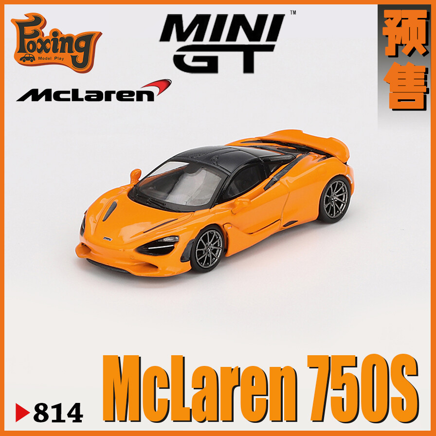 MINI GT 1:64 750S Orange Diecast Model Car