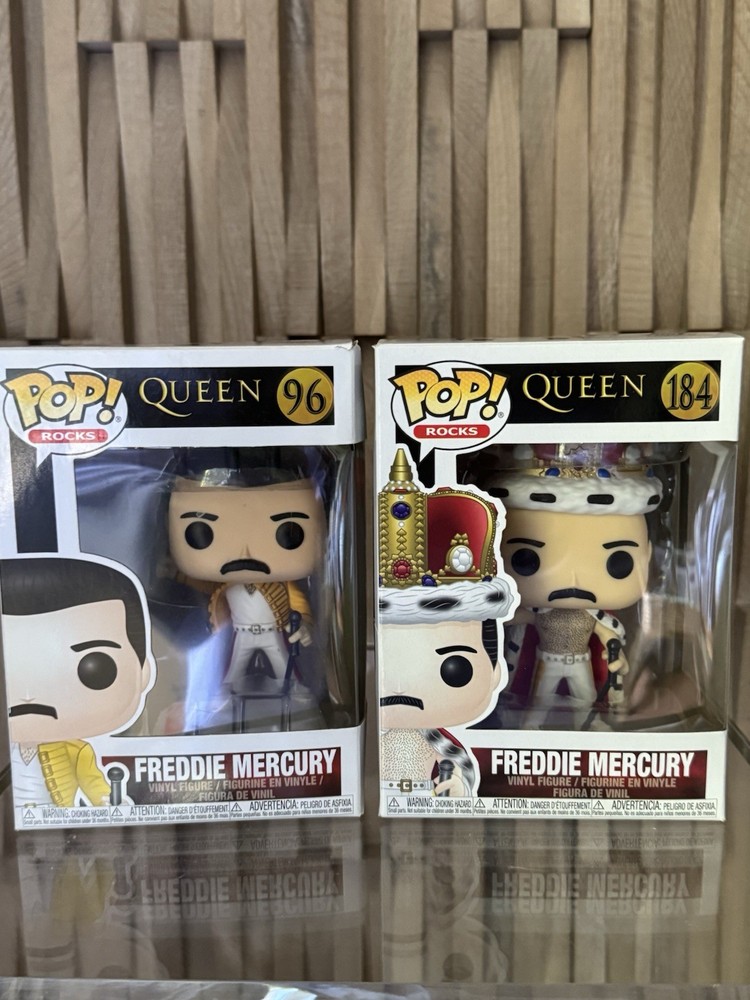 Freddie Mercury Queen Bundle Funko Pop! Rocks #184 & #96