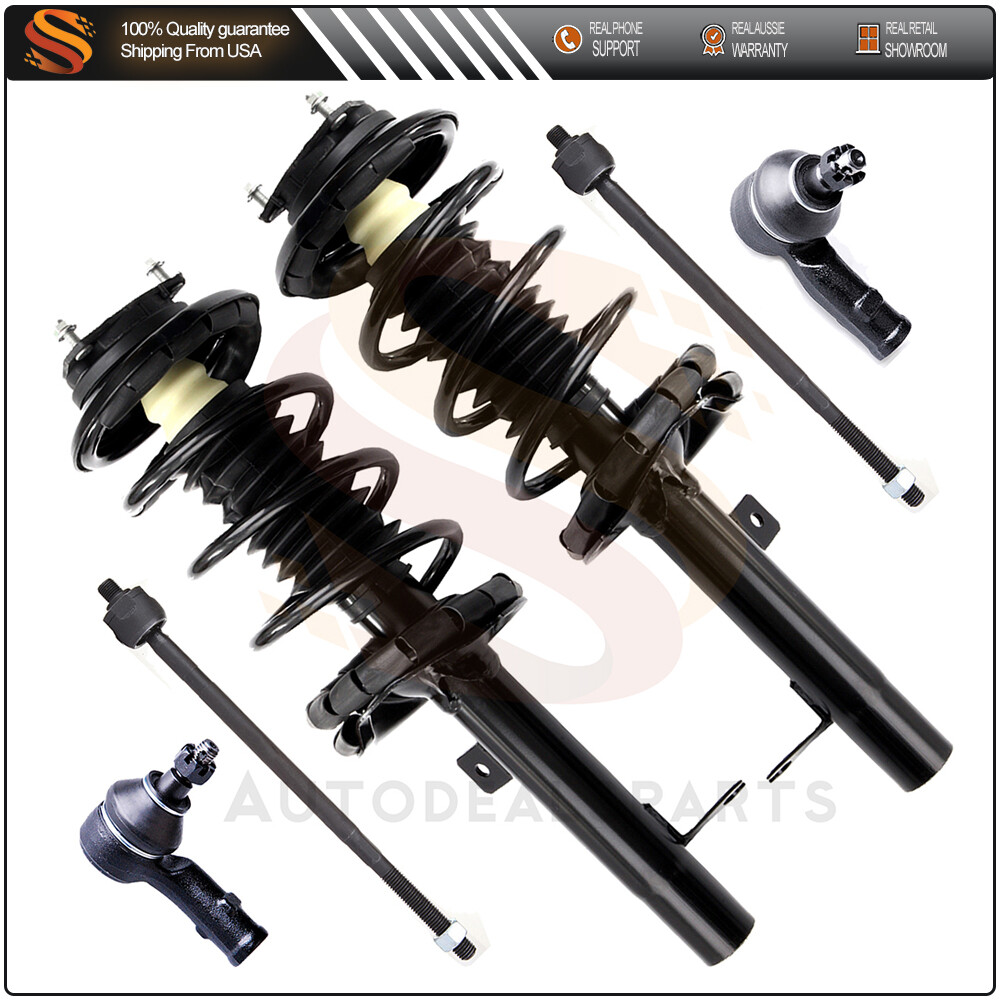 2000-2004 Ford Focus Front Quick Strut Assembly with Inner & Outer Tie Rods  