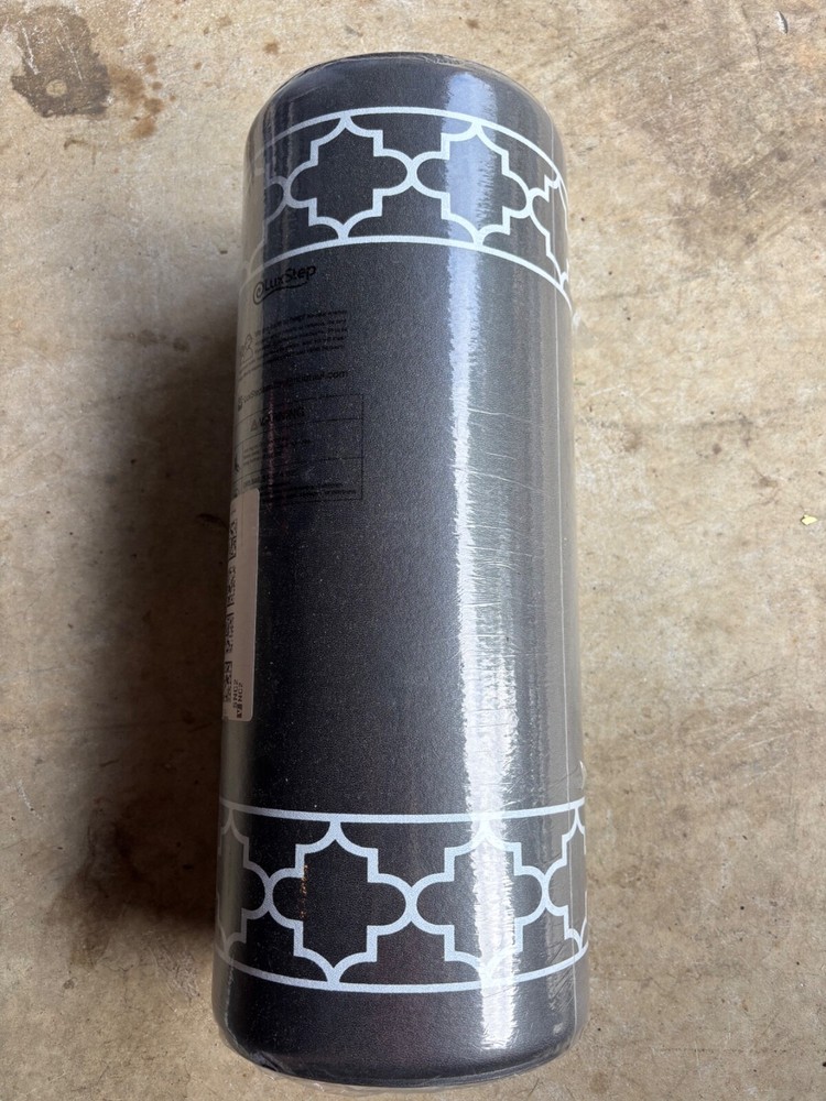 Cushioned Anti-Fatigue Kitchen Mat Non-Slip Waterproof Black 17 Inch Wide