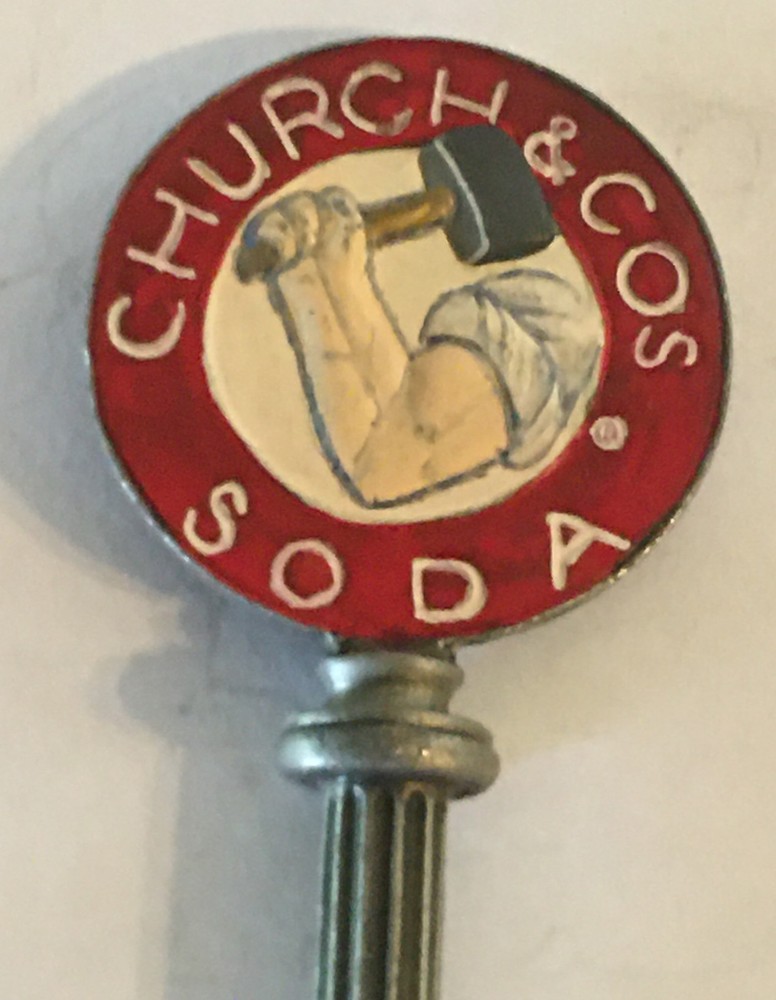 Vintage Church & Co Soda Souvenir Spoon Collectible with Arm & Hammer Logo