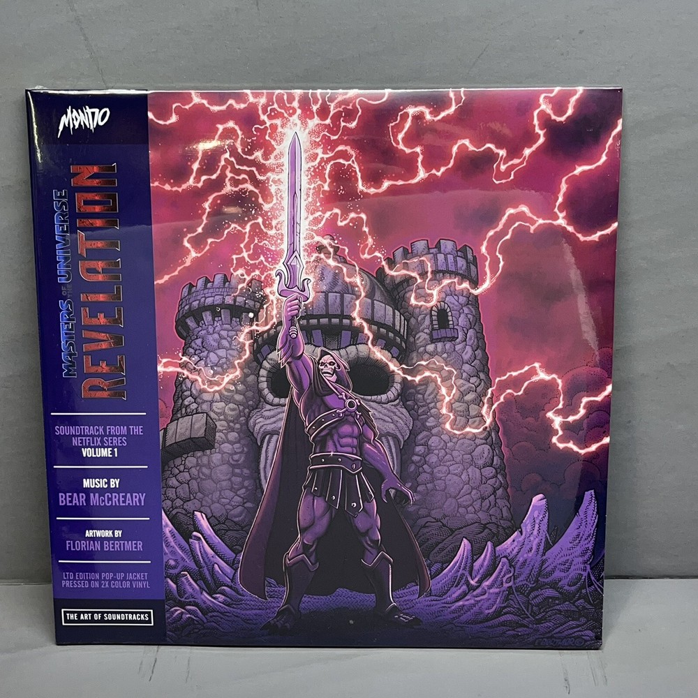 Masters Of The Universe Revelation Soundtrack Vinyl Mondo SDCC 2022 Comic Con