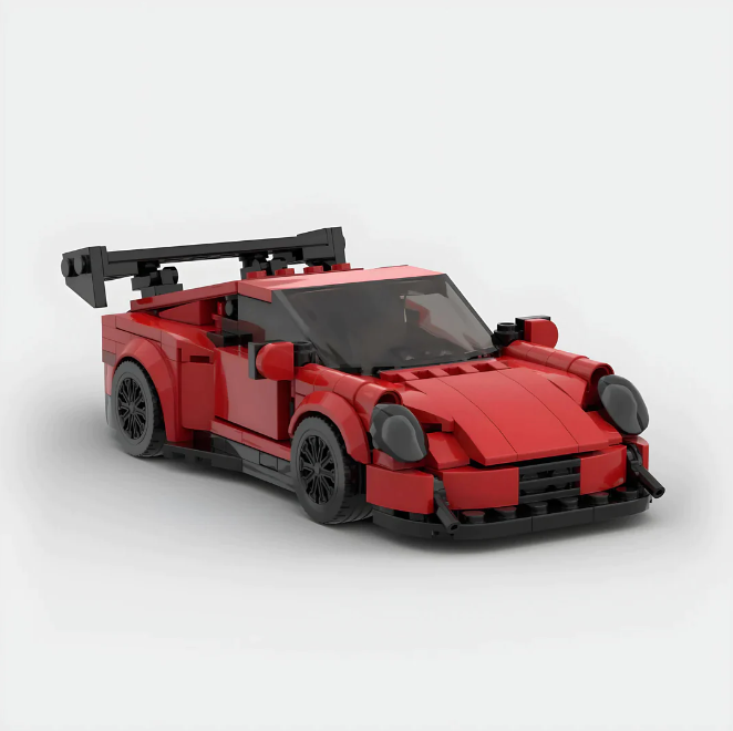 MOC LEGO Porsche 911 GT3 RS Building Kit for Adults and Car Enthusiasts
