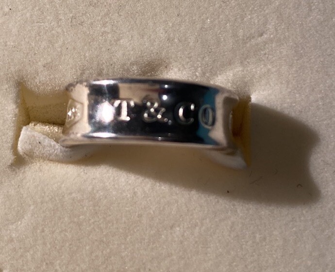 Tiffany & Co. Sterling Silver 1837 Classic Concave 7mm Band Ring Size 5 1/2