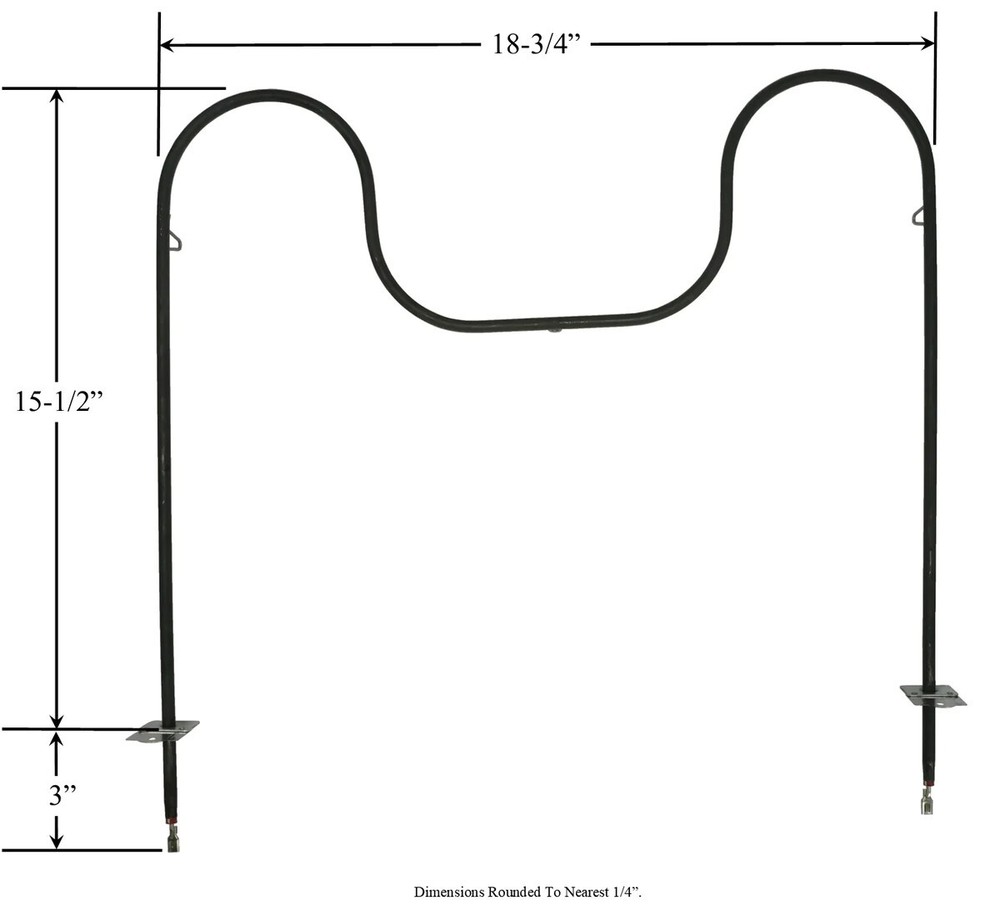 Whirlpool Kenmore Bake Heating Element WP74003020 74010750 B0750 Kit