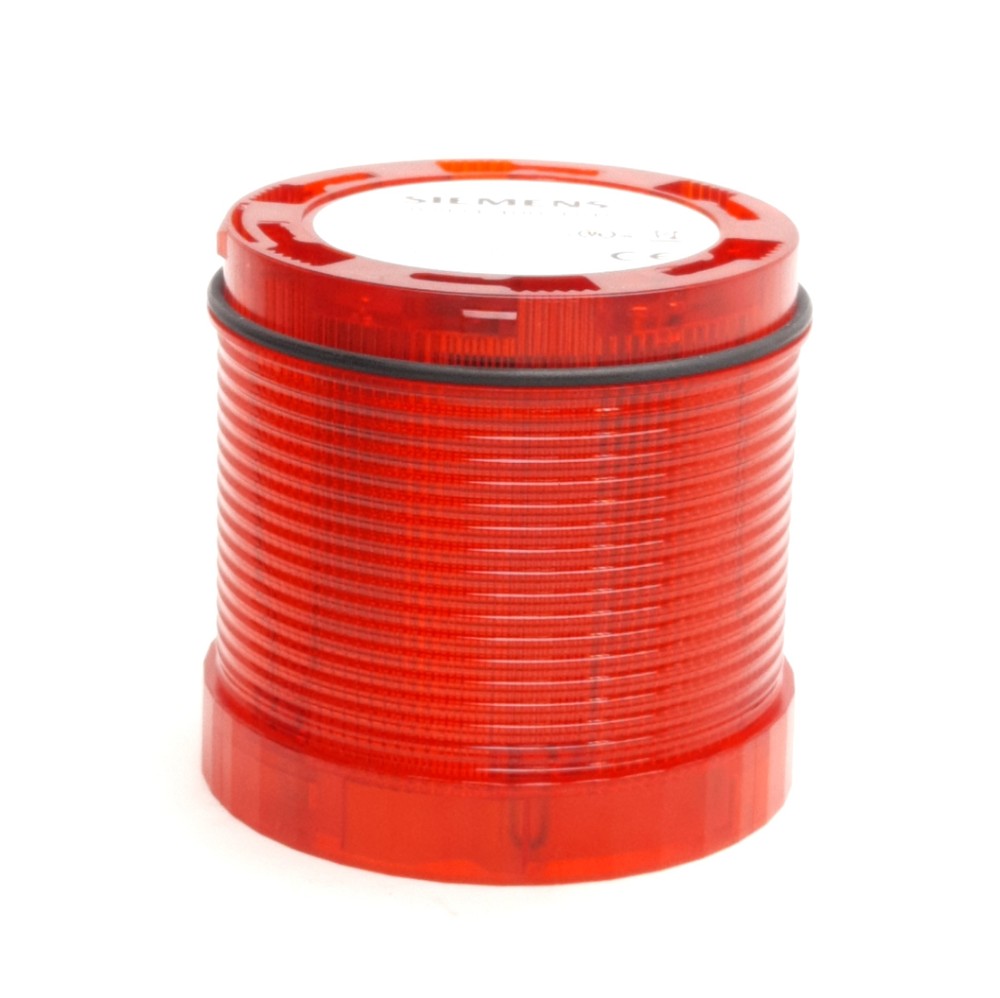 Siemens 8WD4 400-1AB Stack Light W/ EM/12-24-R, Red, ø70mm, 24V Bulb