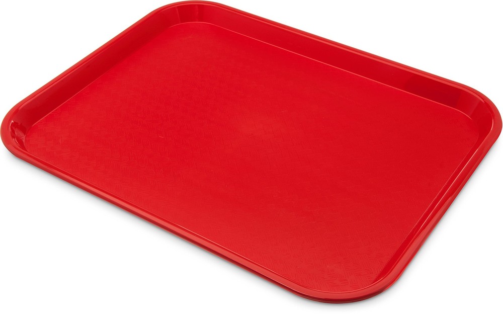 Cafe Fast Food Cafeteria Tray with Patterned Surface for Cafeterias, Fast Foo...