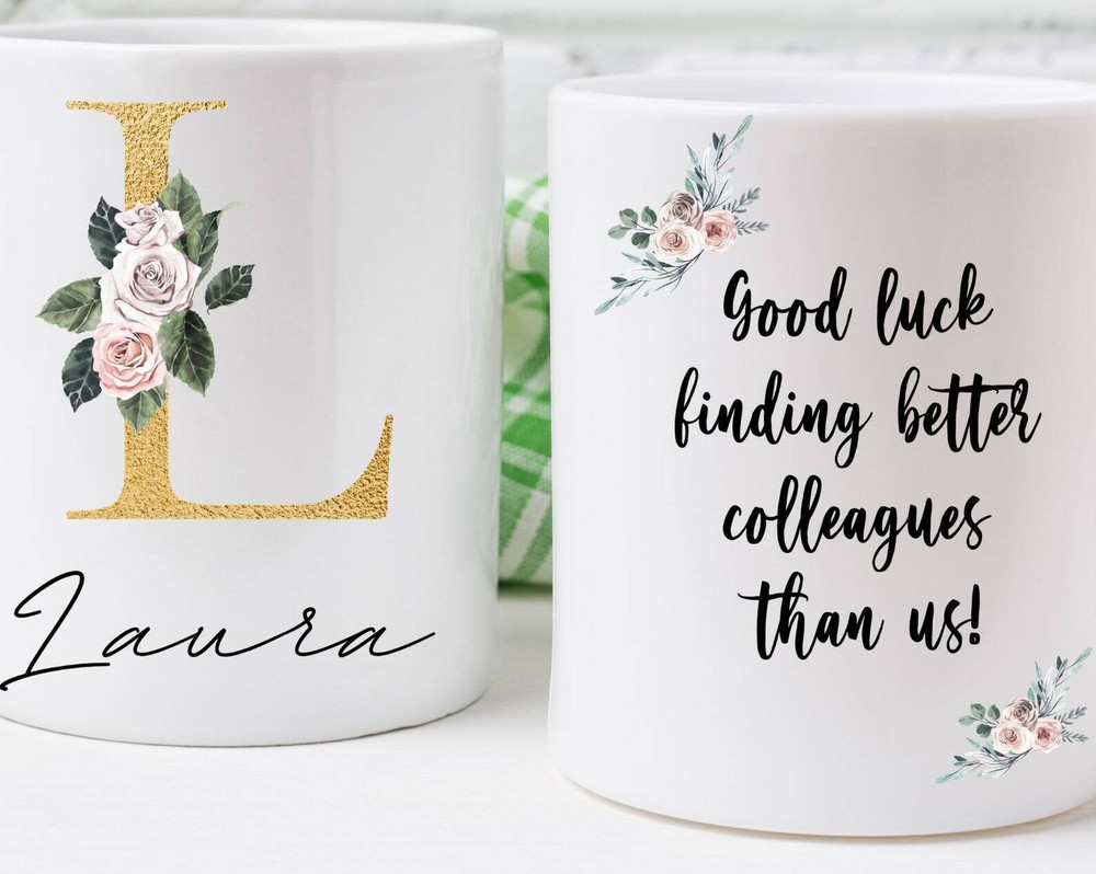 Personalised Colleague Leaving Gift Good Luck Finding Better Colleagues Than Us