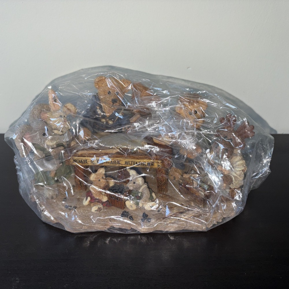 Boyd's Bears BearStone Collection Limited Edition Noah & Co. Ark Builder w/ box