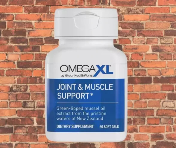 OmegaXL Joint Support Supplement, for Relief - Natural Muscle Support 60 Count