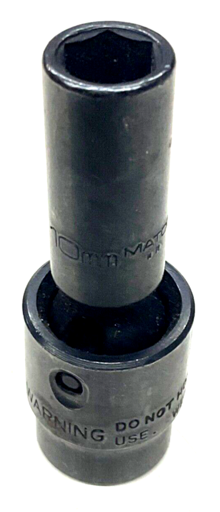 MATCO 10mm Deep Swivel Impact Socket 3/8 Drive USA Made BDUP10M6A
