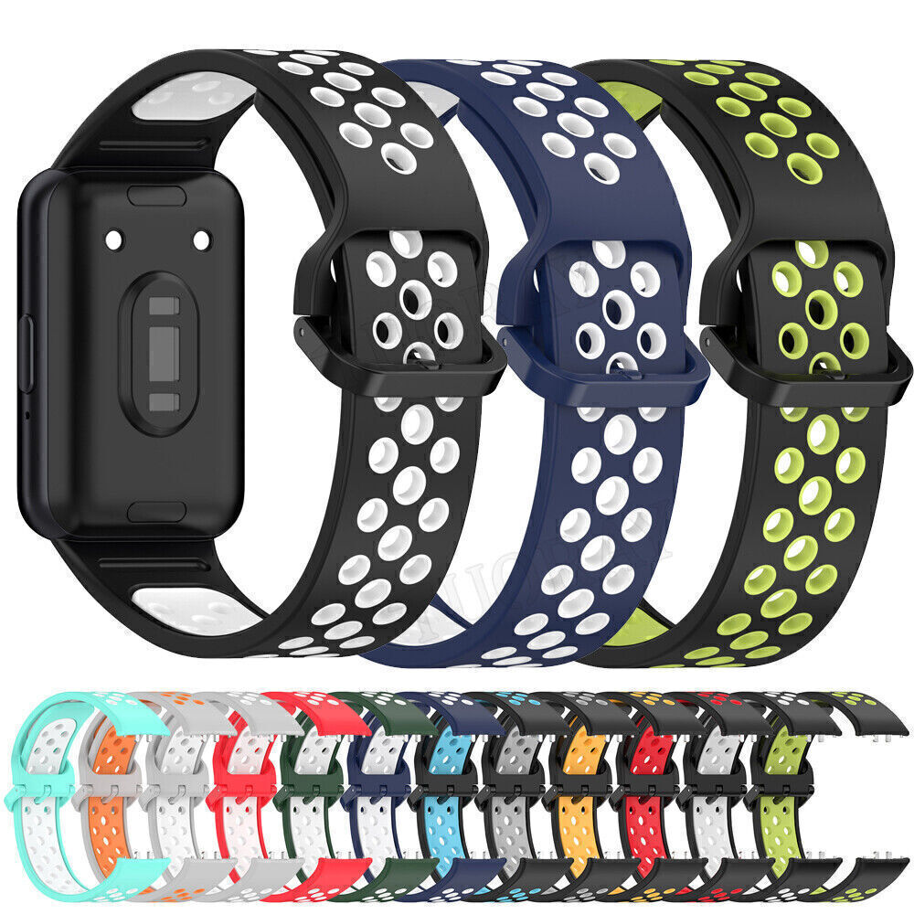 For Samsung Galaxy Fit 3 SM-R390 Sports Silicone Watch Band Strap Replacement