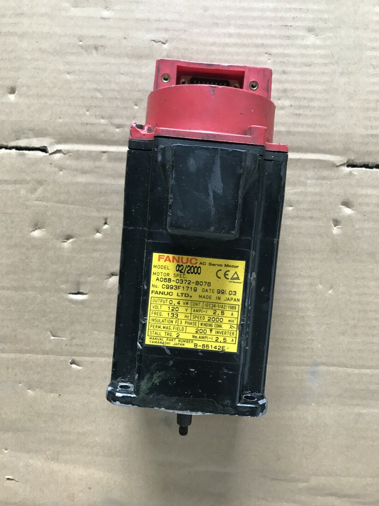 SERVO ENGINE A06B-0372-B076 Refurbished 180 Days Warranty #A6-4