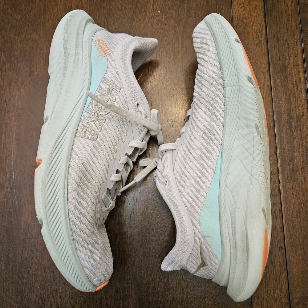 Hoka One One Sneakers Womens Size 7.5 Solimar stardust aqua breeze Running Shoes