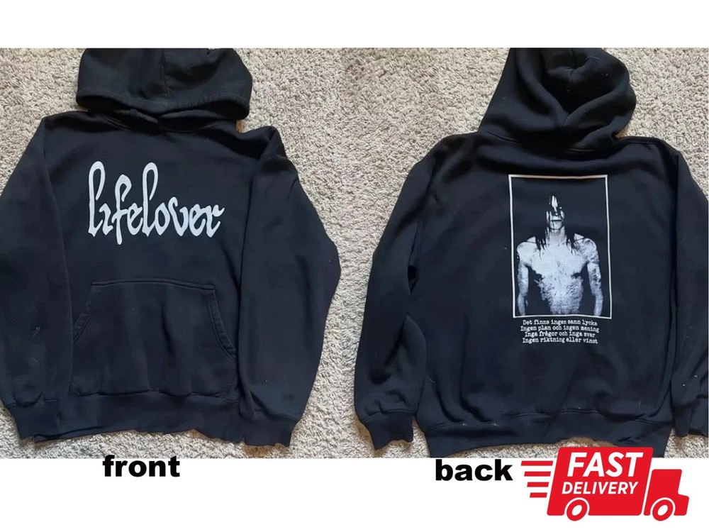 Lifelover Band Black 2 Sides reprint Hoodie Collection