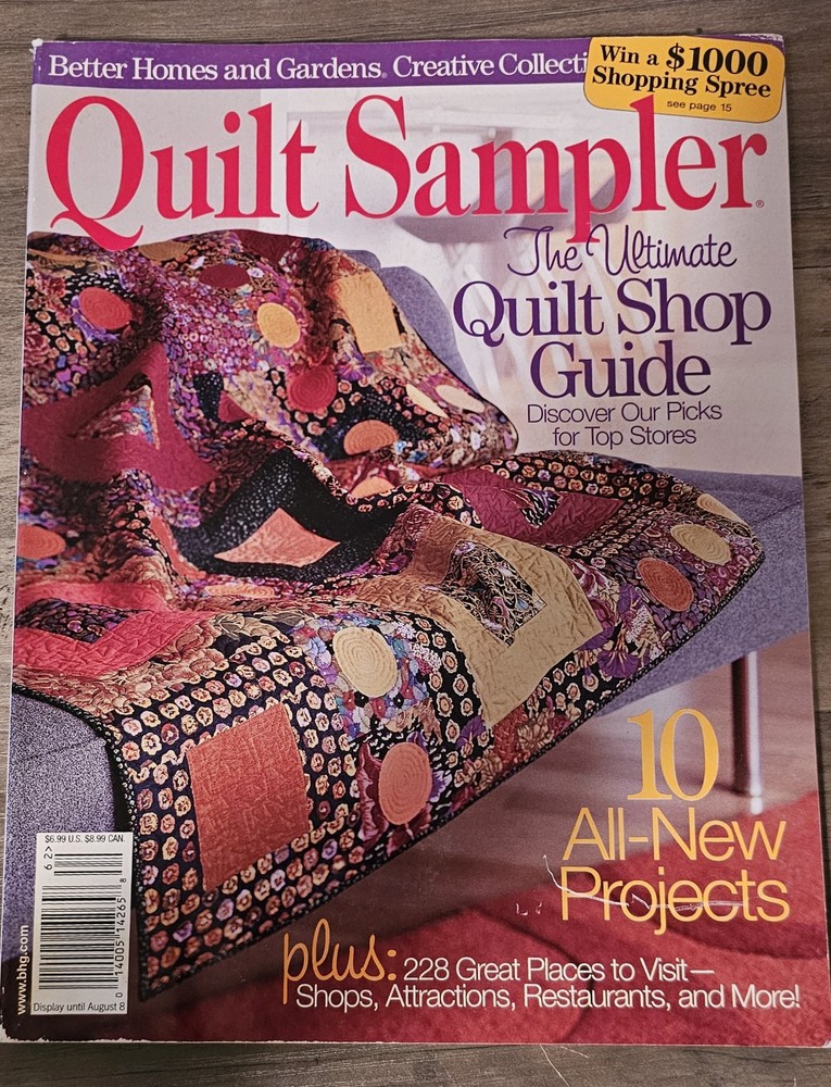 Better Homes & Garden, QUILT SAMPLER MAGAZINE Spring/Summer 2006