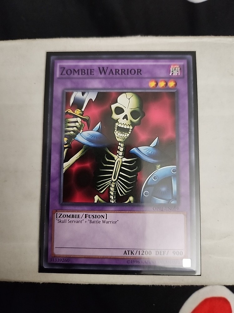 Yugioh Zombie Warrior OP01-EN019 Common Unlimited Near Mint