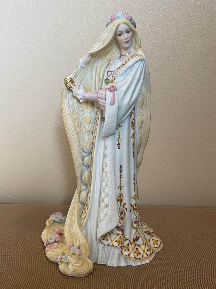 Porcelain Lenox The Legendary Princesses Rapunzel 9” Figurine, Hand Painted