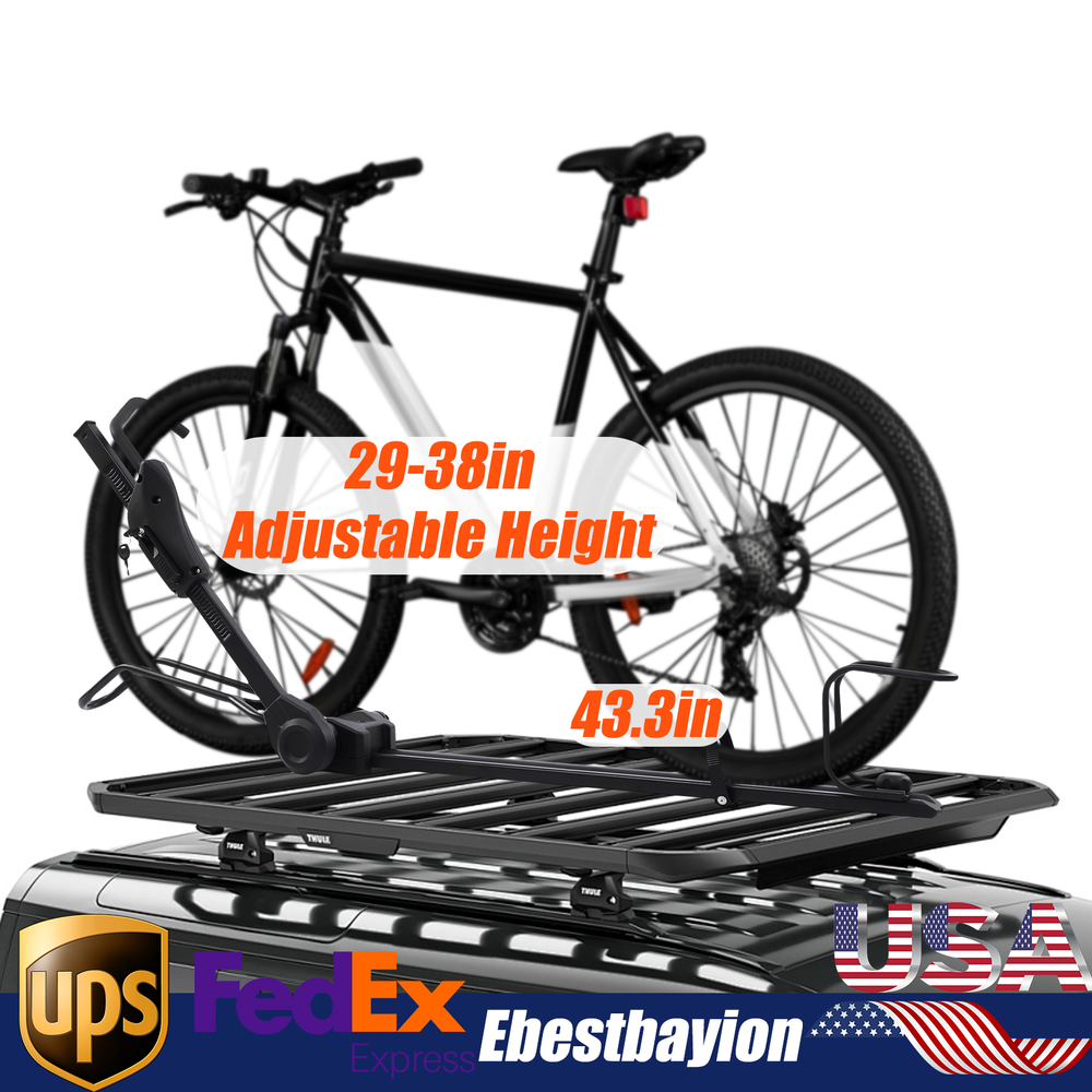 Steel Roof Mount Bike Rack Carrier for Cars and SUVs