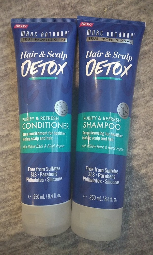 Marc Anthony Hair & Scalp Detox Purify & Refresh Shampoo & Conditioner 8.4 fl oz