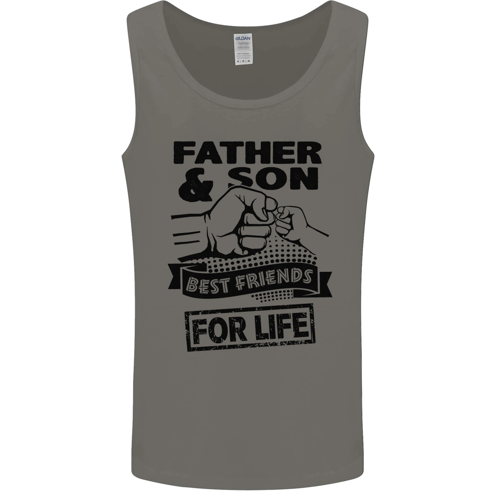 Father & Son Best Friends for Life Mens Vest Tank Top
