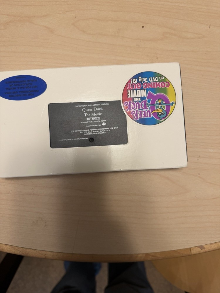 Queer Duck: The Movie MEGA RARE 2006 Screener VHS