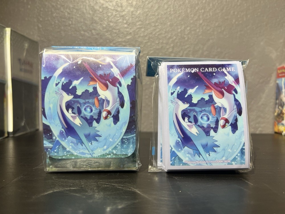 Pokemon Card Game Latias and Latios Deck Case & Sleeve Set PCJ ~ US SELLER