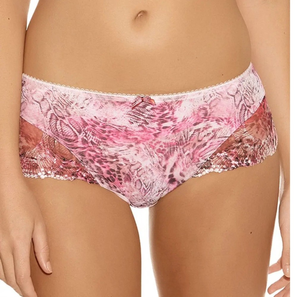 Fantasie Natalie XS 8-10 Animal Lace Knickers in Samba Pink Style 9136