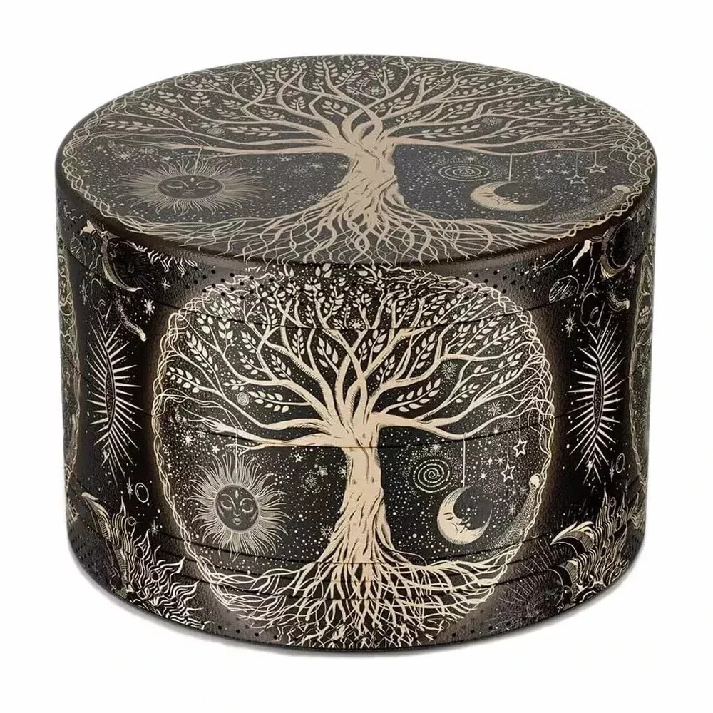 4 PCS Herb Tobacco Grinder Spice Herbal Metal Smoke Crusher Handle Hand Muller