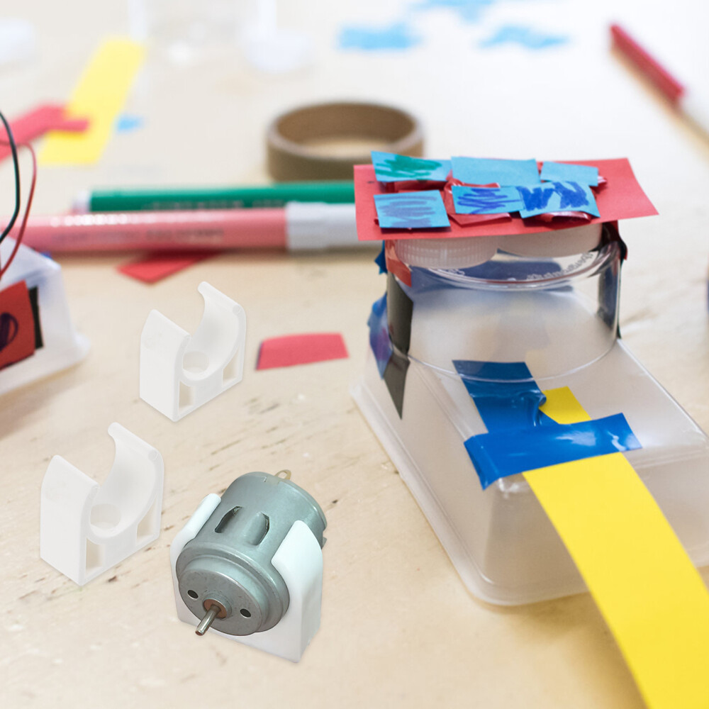 20 Pcs Dc Motor Clip Clamp for Models Mount Electric Toy Airplanes