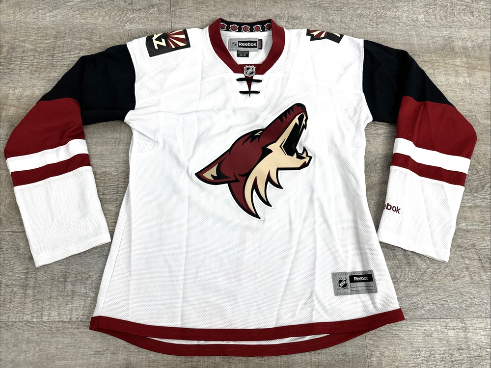 Arizona Coyotes NHL Reebok Premier Women's Jersey Size M White Away Road