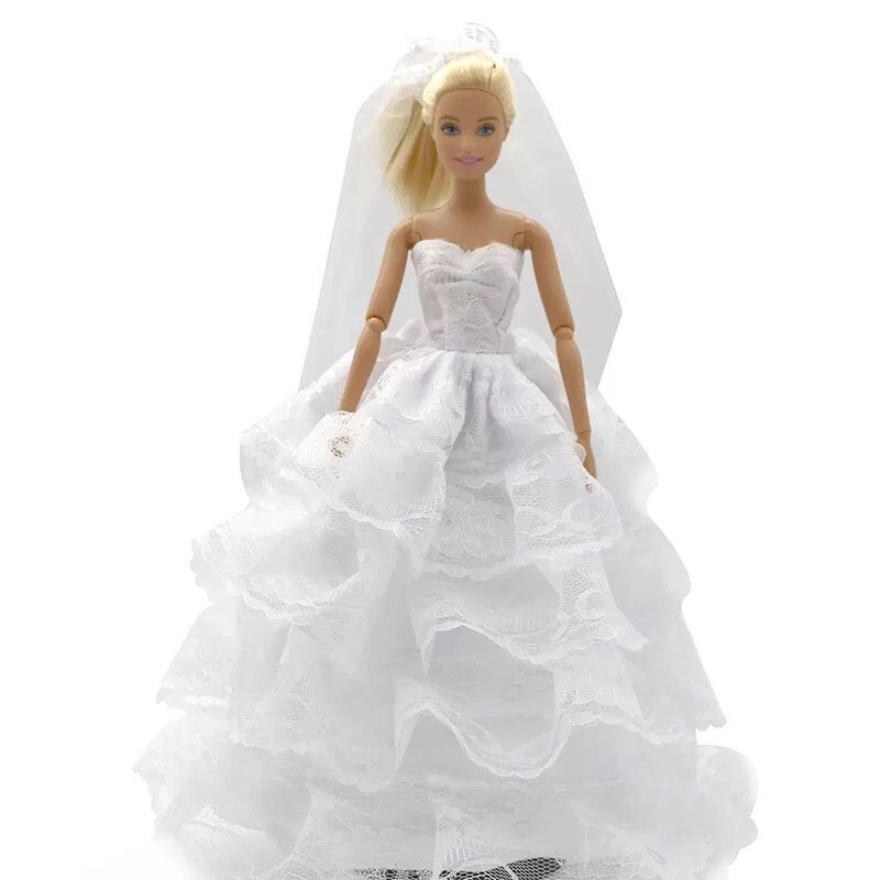 White Wedding Dress for 11.5