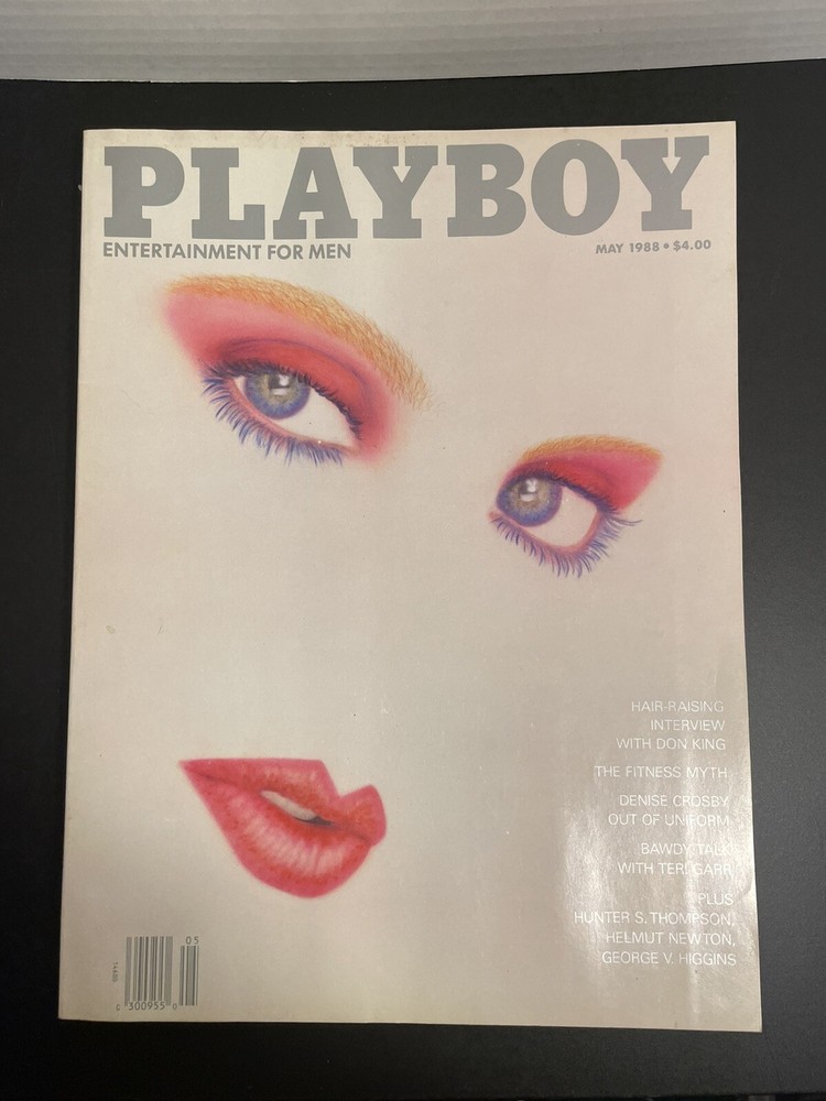 Vintage Playboy Magazine May 1988 Laurie Carr Cover Interview with Don King