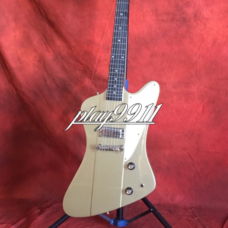 Outlet Firebird Metallic Gray Banjo Tuner Electric Guitar H Pickup 6 String