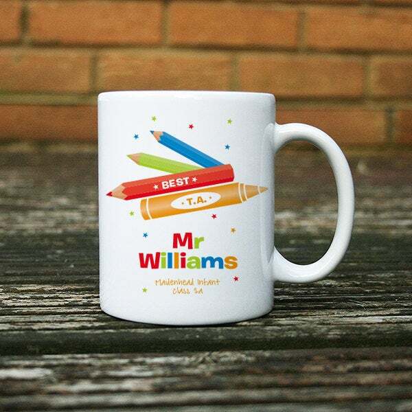 Personalised Thank You Best T A Mug Ceramic