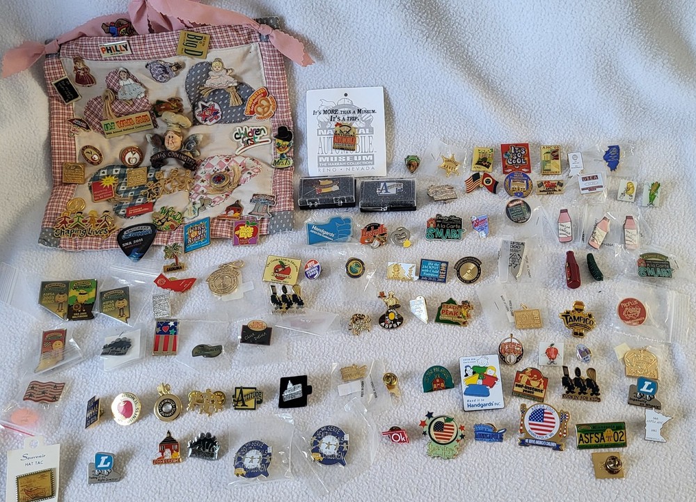 Huge Resellers Lot Of 100+ Collectible Pins