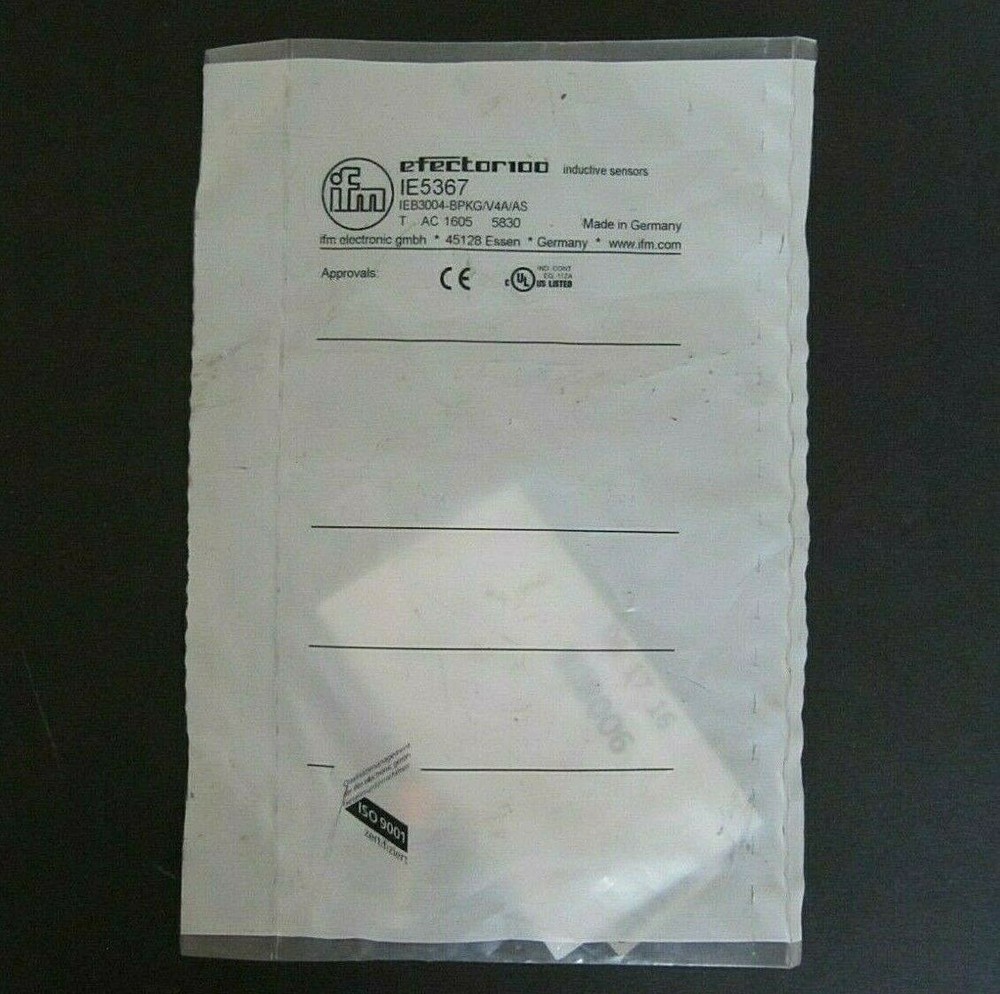 (NEW) IFM Inductive Proximity Sensor IEB3004-BPKG/V4A/AS IE5367 #A6-4