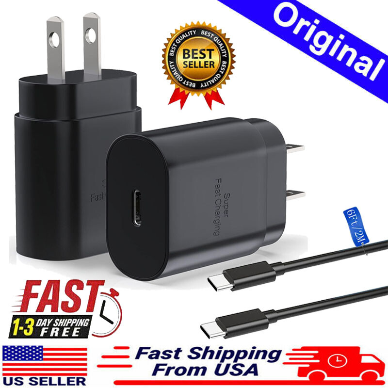 For Motorola Moto G Power G Play Original 25W TypeC Wall Fast Charger & PD Cable