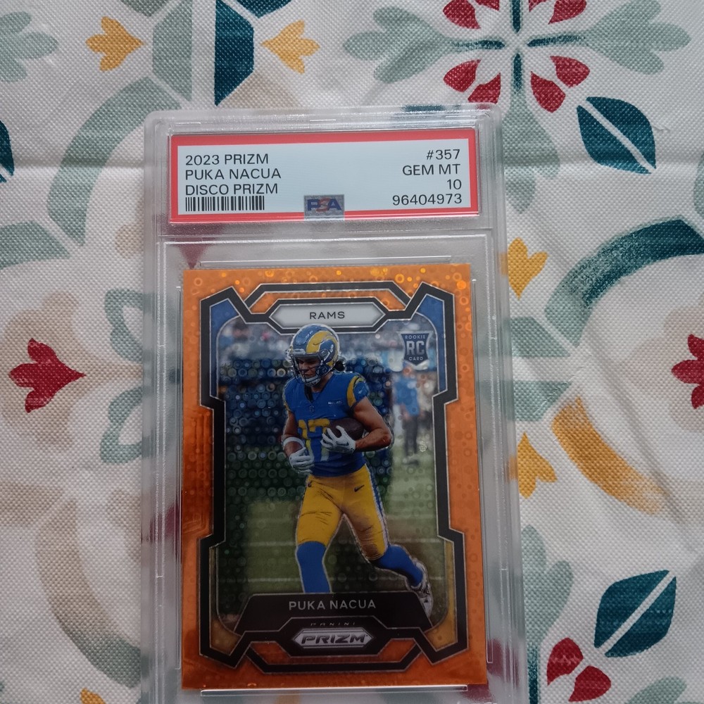 2023 Panini Prizm - Rookies Disco Prizm #357 Puka Nacua (RC)