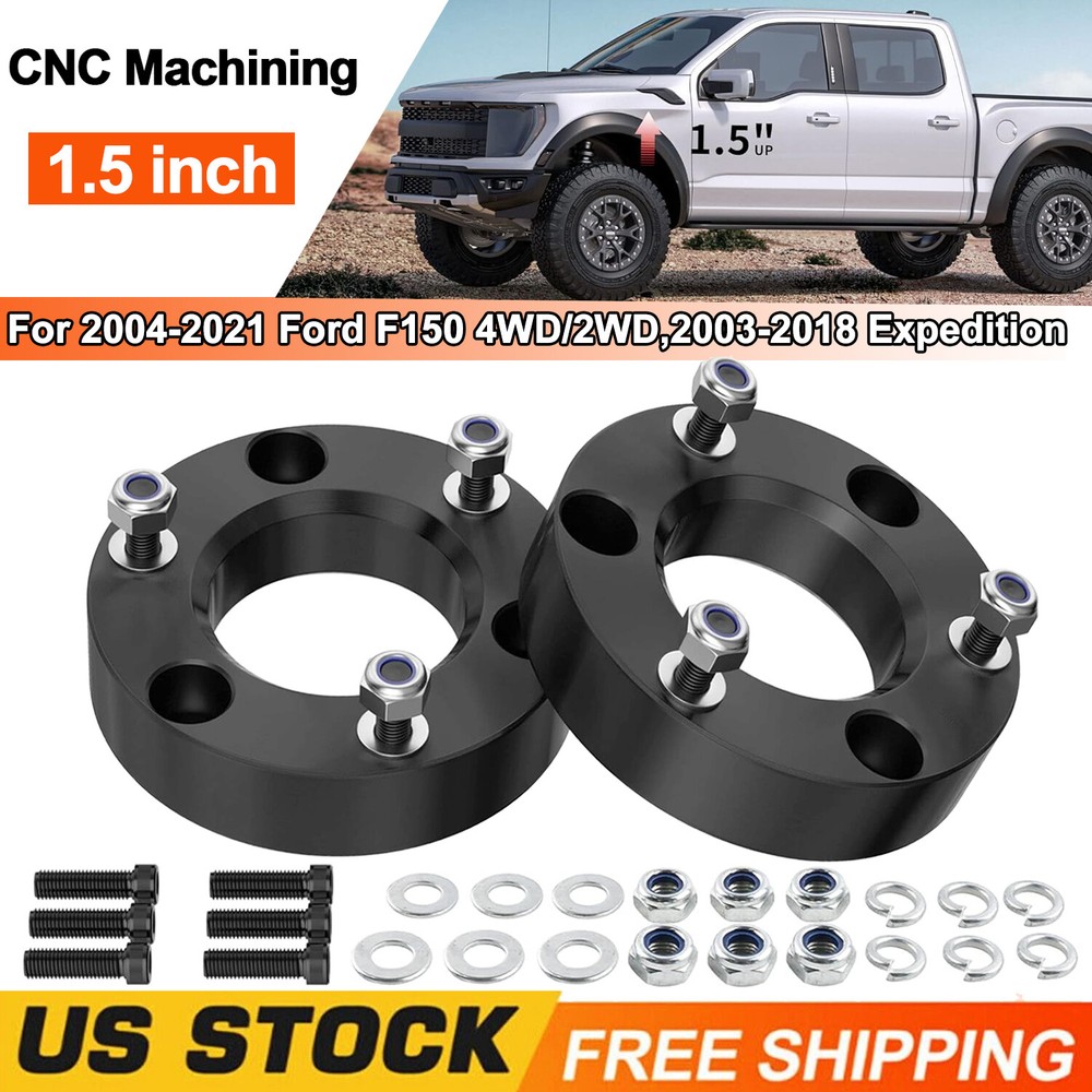 1.5in Front Leveling Lift Kit for 2004-2023 Ford F150 2WD & 4WD Models
