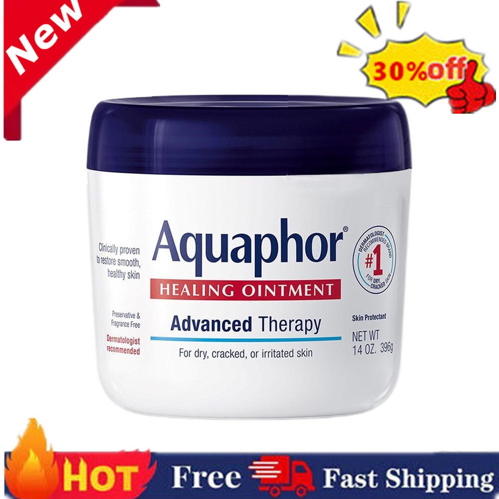 Aquaphor Advanced Therapy Skin Protectant Healing Ointment 14 oz Jar