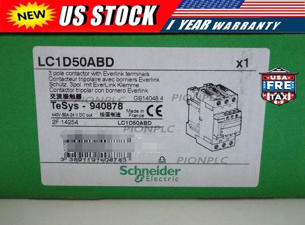 Fst LC1D50ABD LC1-D50ABD DC24V NEW in box Schneider Contactor free shipping