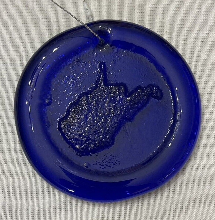 Blenko Glass Suncatcher - WV - Cobalt