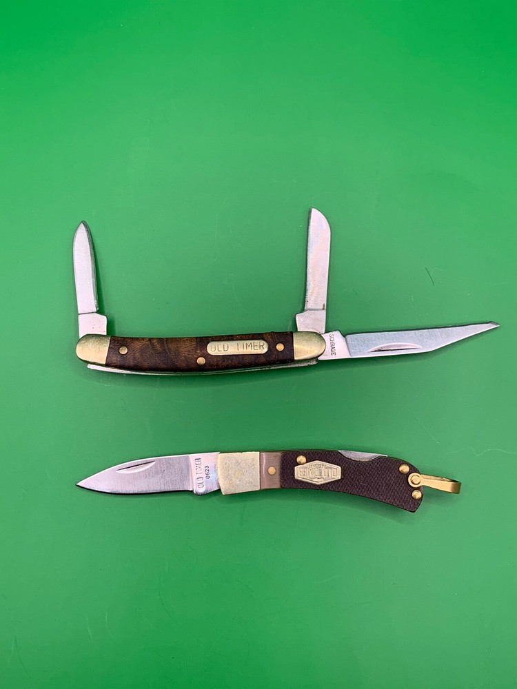 Lot Of 2 Schrade Old Timer Pocket Knives 1OT & 108OTW